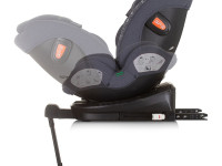 chipolino scaun auto "i-size isofix 360 tourino" stktrn02402gn (40-150 cm.) granite