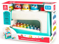 hola toys he792700 jucărie educațională multifuncțională &bdquo;xilofon cu ciocan&rdquo;