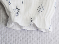 minikin 22361480 Песочник "bon voyage"(р.80) белый\веточка