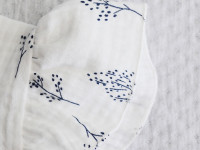 minikin 22361480 Песочник "bon voyage"(р.80) белый\веточка