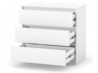 set mobilier pentru copii veres bern oval (pătuț + comodă + dulap)