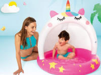 intex 58438 piscină gonflabilă pentru copii "unicorn" (102x102 cm)