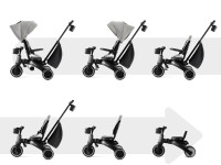 kinderkraft Трицикл складной jazz 2 серый