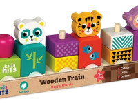 kids hits kh20/021 tren din lemn "prieteni fericiți"
