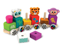 kids hits kh20/021 tren din lemn "prieteni fericiți"