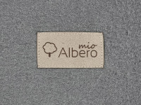 albero mio j001 pătură "cotton fleece" (100x75 cm.) gri