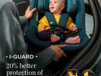 kinderkraft scaun auto i- guard i-size 360&deg;С gr.0+/1 (40-105 cm.) negru grafit