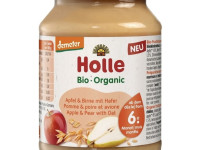 holle bio organic Пюре из яблок, груш и овсянки (6м+) 190г. 