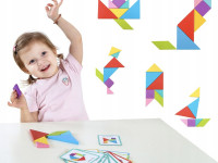 tooky toy ty879 puzzle din lemn “tangram”