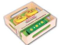 bontempi 610310 Набор Деревянные кастаньеты и губная гармошка (в асс.)