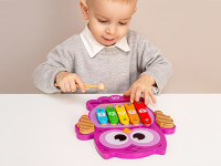 kids hits kh20/019 xilofon din lemn "bufniță"