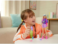 barbie jjv59 păpușa barbie "malibu" seria "aventuri &icirc;n natură"