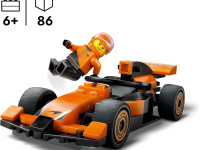 lego city 60442 Конструктор "Пилот f1 на гоночном автомобиле mclaren" (86 дет.)