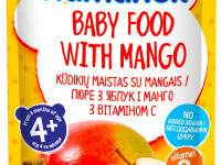 hame piure "hamanek" mere-mango (4 luni+) 120 gr.