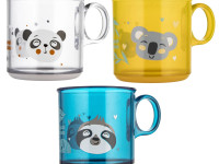 canpol 2/100 Противоскользящая кружка exotic animals (170 мл) в асс.