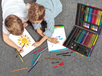 as kids 1038-11050 Набор для рисования "deluxe rainbow со 100 аксессуарам"
