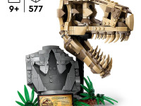 lego jurassic world 76964 constructor "fosile de dinozaur: craniu de t. rex" (577 el.)