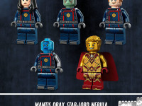 lego marvel 76255 constructor "noua navă a gardienilor" (1108 el.)