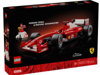 lego icons 11375 constructor "ferrari f2004 și michael schumacher" (735 el.)