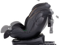 chipolino scaun auto hypnotic i-size isofix 360 &deg;c (40-150 cm.) stkhyp0254bb blackberry