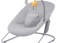 kinderkraft Шезлонг-качалка calmee серый (до 9 кг.)