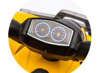 chipolino elbcat02501 atv pe baterii cat galben