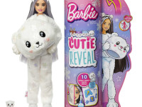 barbie hjl64 Кукла "cutie reveal: Белый мишка"