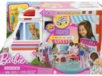 barbie hkt79 set de joaca 2în1 “ambulantă - clinica barbie”