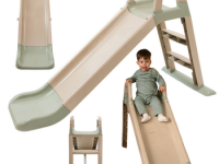 p5 /10 (0140/01eco) tobogan pentru copii (140 cm) beige/turquois