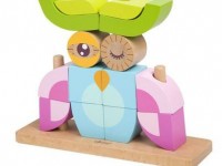 classic world 3708 set de cuburi din lemn "bufnita"