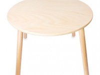 classic world 4801 masă din lemn rotundă 