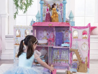 kidkraft 10276-msn casă pentru păpuși disney princess®dance & dream dollhouse