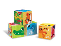 kids hits kh20/023 cuburi din lemn  "zoo"