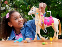 barbie hxj42 Интерактивная лошадка с аксессуарами