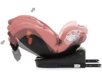 chipolino scaun auto "i-size isofix 360 volare" stkvlr02405fl (40-150 cm.) flamingo