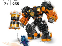lego ninjago 71806 constructor "robotul stihie de pamant al lui cole" (235 el.)