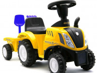 baby mix 45785 Толокар Трактор  с прицепом "new holland" желтый
