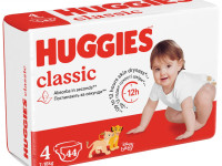 huggies classic jumbo 4 (7-18 kg.)  44 buc.