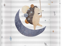 albero mio Пеленальник твердый pt80 cp3 "moon hedgehog" (80x47 см.)