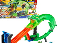 hot wheels jfr06 set de joc "monster trucks sharks vs dinos"