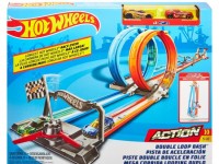 hot wheels gfh85 Портативный трек "Двойная петля"