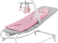 kinderkraft Шезлонг-качалка felio 2 (до 9 кг.) розовый