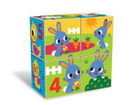 kids hits kh20/022 cuburi de lemn "ferma"