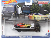 hot wheels flf56 transportor cu automobilul de baza "team transport" in asortiment