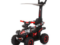 chipolino mașină cu mâner atv rocahc02306wr  alb\rosu