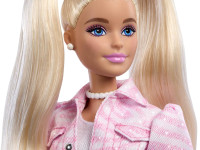 barbie jjn69 păpușa barbie "deluxe style fashion doll №9" &icirc;ntr-o ținută roz din denim