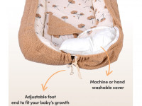 sevi 280-14 cocon pentru nou-născuți "teddy brown"