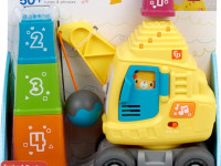 fisher price hrp32 jucărie interactivă " macara numărătoare și stivuitoare"