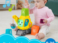 fisher price hrp32 jucărie interactivă " macara numărătoare și stivuitoare"