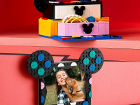 lego dots 41964 constructor "mickey mouse & minnie mouse back-to-school project box" (669 el.)